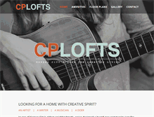 Tablet Screenshot of cplofts.com